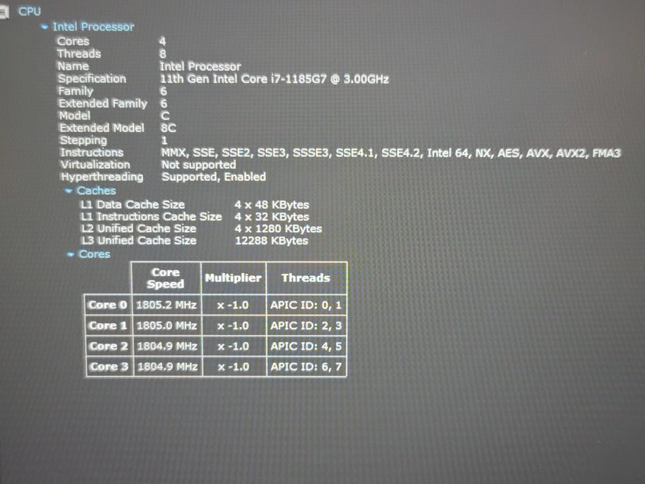 Dell Latitude 5520 i7-1185G7 16GB RAM 256GB NVMe READ β Lap200