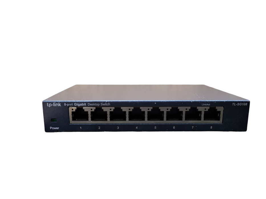 TP-Link (TL-SG108) 8-Port 10/100/1000Mbps Desktop Switch !