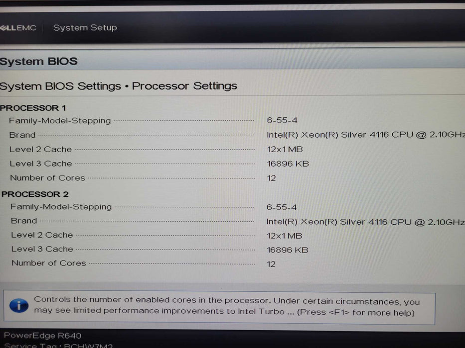 Dell PE R640 2x Xeon Silver 4116 2.10GHz 12-Core, 16GB DDR4 2x PSU, No RAID _