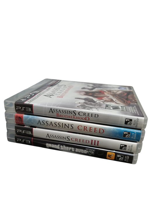Bundle of PS3 Game System(Parts) & 28Games VariousTitles 22-Other 6-Sports  =