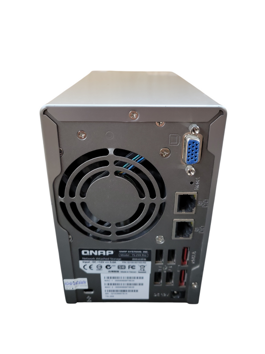 QNAP TS-259 Pro 2-Bay NAS Storage Array 2x 2TB HDD !