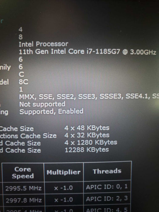 HP EliteBook 840 G8 i7-1185G7 16GB RAM 256GB NVME  Lap200