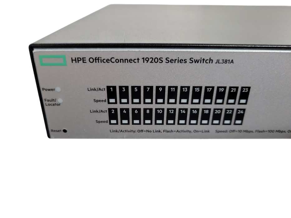 HPE OfficeConnect 1920S JL381A | 24-Port Gigabit Managed Switch | 2x SFP !