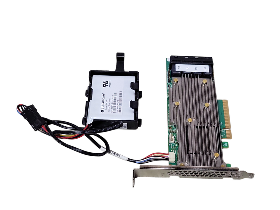Dell Avago 9460-16i PCI-e 3.1 12Gb/s array card 042PDX w/ Battery, FH brack _