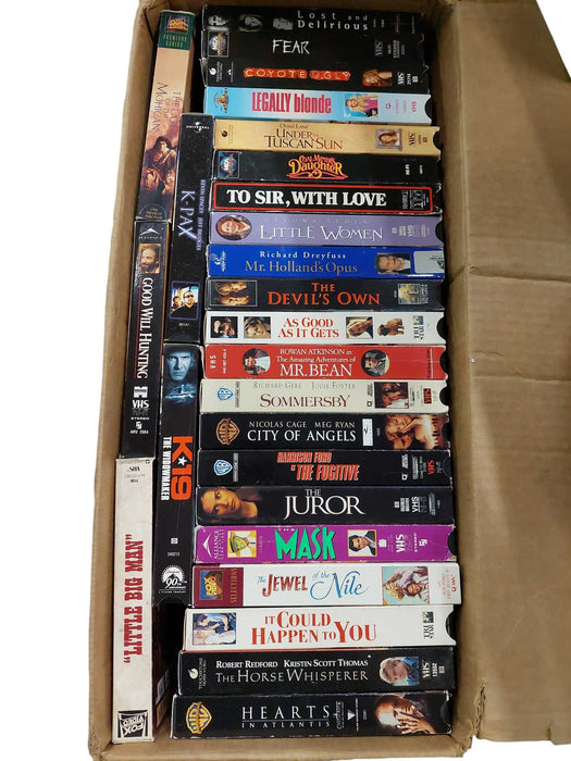 Bundle of 50 VHS Movies , All Different Random Movies  =