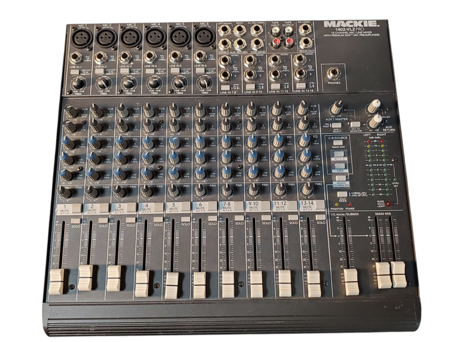 Mackie 1402-VLZ Pro 14-Channel Mic/Line Mixer