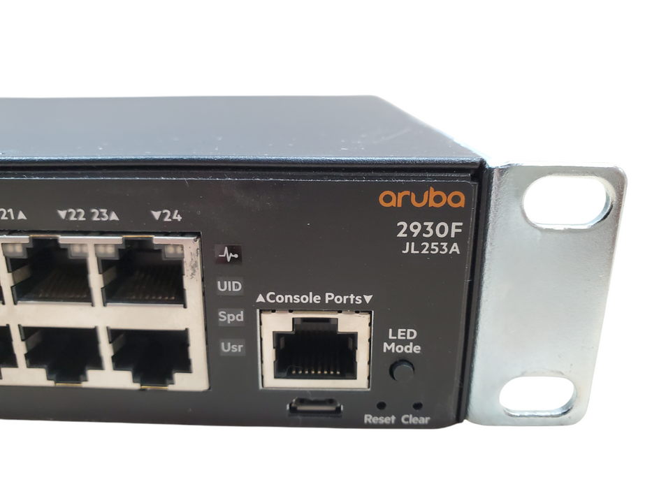 Aruba JL253A 2930F 24-Port Gigabit Switch w/ 4SFP+ Ports Q