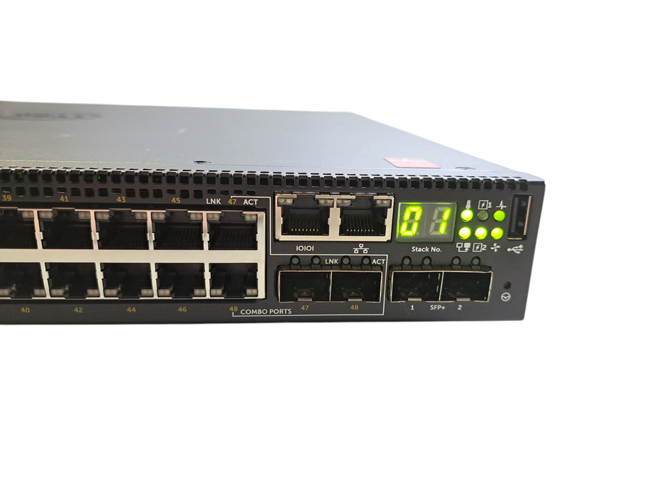 Dell N3048P | 48-Port Gigabit PoE+, 2x 10G SFP+ Managed Switch w/ 1x 1100W