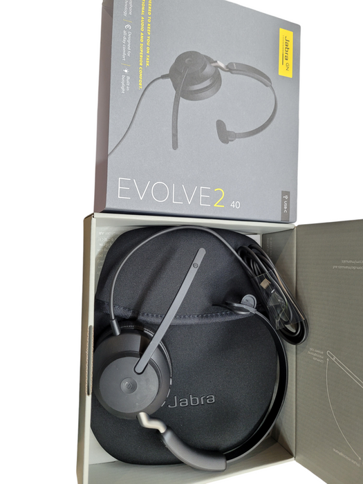 Jabra Evolve2 40 Stereo Headset (USB-C)