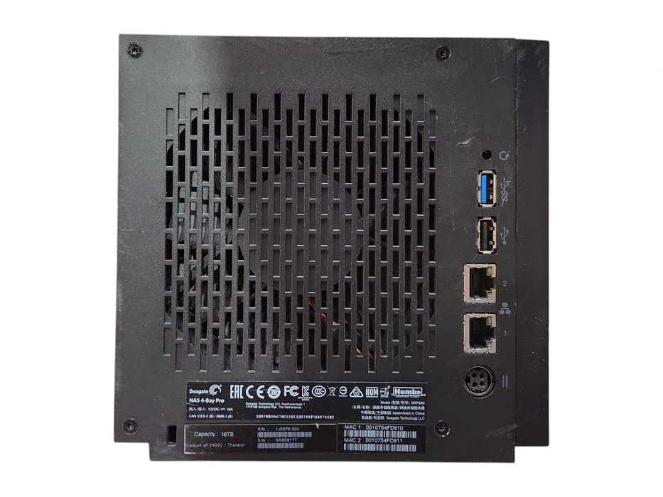 Seagate Business Storage NAS 4-Bay SRPS40, No HDD, READ