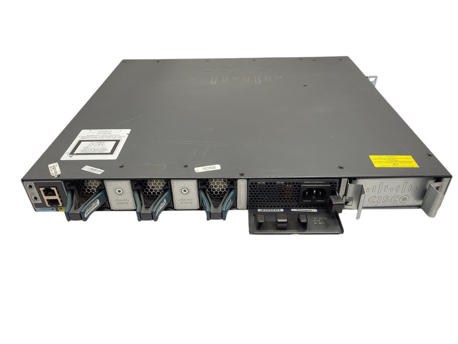 Cisco WS-C3650-48PS-E V02 | 48-Port Gigabit PoE+ Switch w/ 4x 1G SFP $