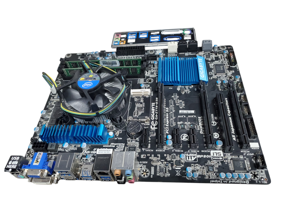 Gigabyte GA-Z77X-D3H + i5-3570K + 16GB RAM NO HDD