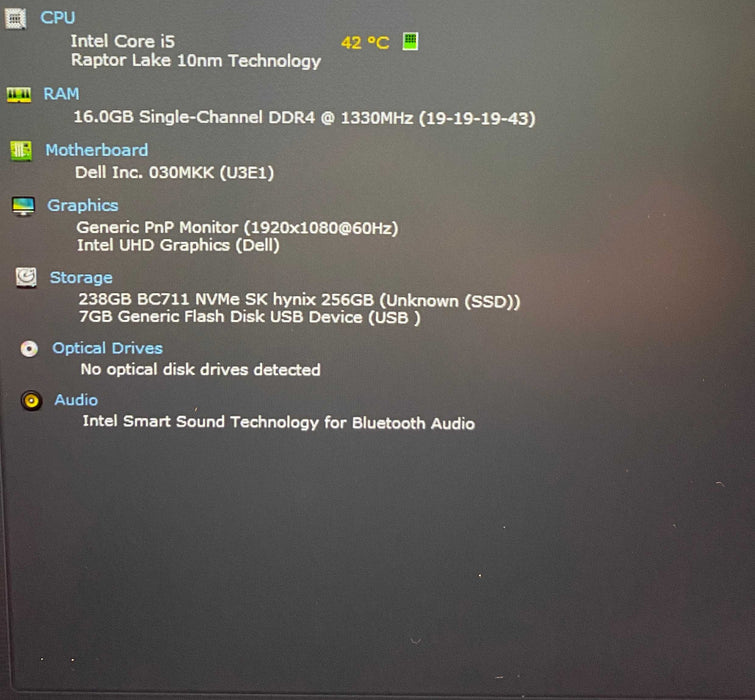 Dell Latitude 5440 14" i5-1345U vPRO 16GB RAM 256GB SSD READ  Lap200