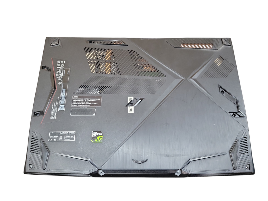 MSI GF63 8RC 15.6" Gaming Laptop Core I7 8th Gen 250GB SSD 8GB RAM GTX 1050 READ ! Lap200