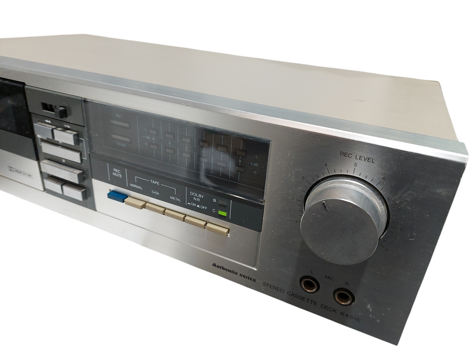 NEC Authentic Series Stereo Cassette Deck Model: K451E =