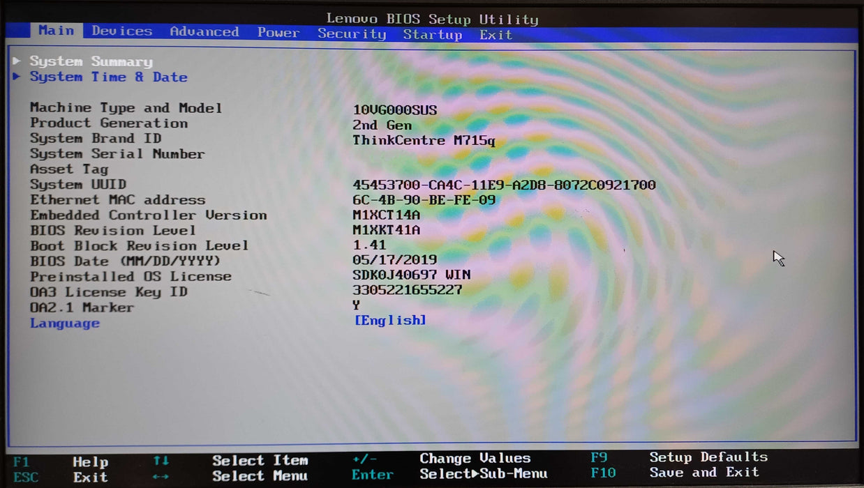 Lenovo M715q, Ryzen 5 Pro 2400GE, 16GB DDR4, 256GB NVMe, PWR