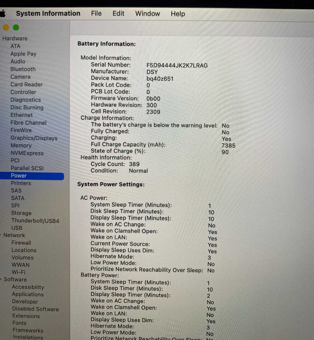 Apple MacBook Pro 16" 2019 i9-9880H Radeon Pro 5500M 16GB RAM 1TB SSD READ