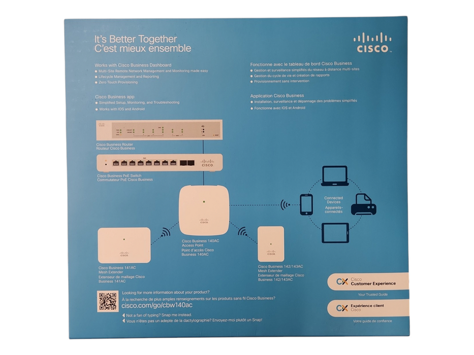 *NEW OPEN BOX* Cisco Business 140AC, Wireless access point, CBW140AC-A-CA