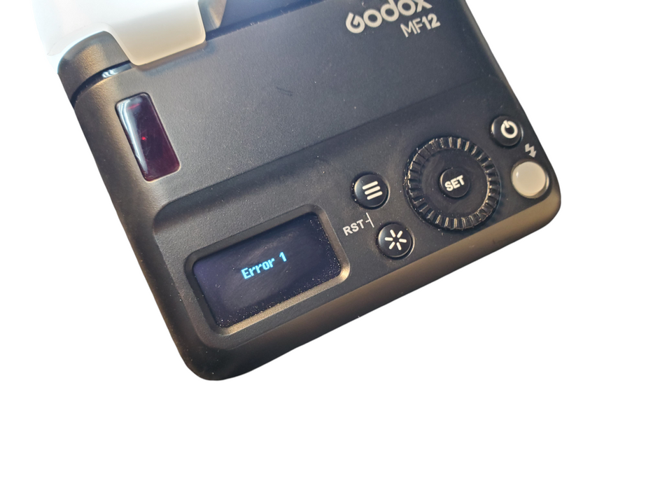 Godox MF12-K2 TTL Macro Flash 2-Light Kit With Battery READ