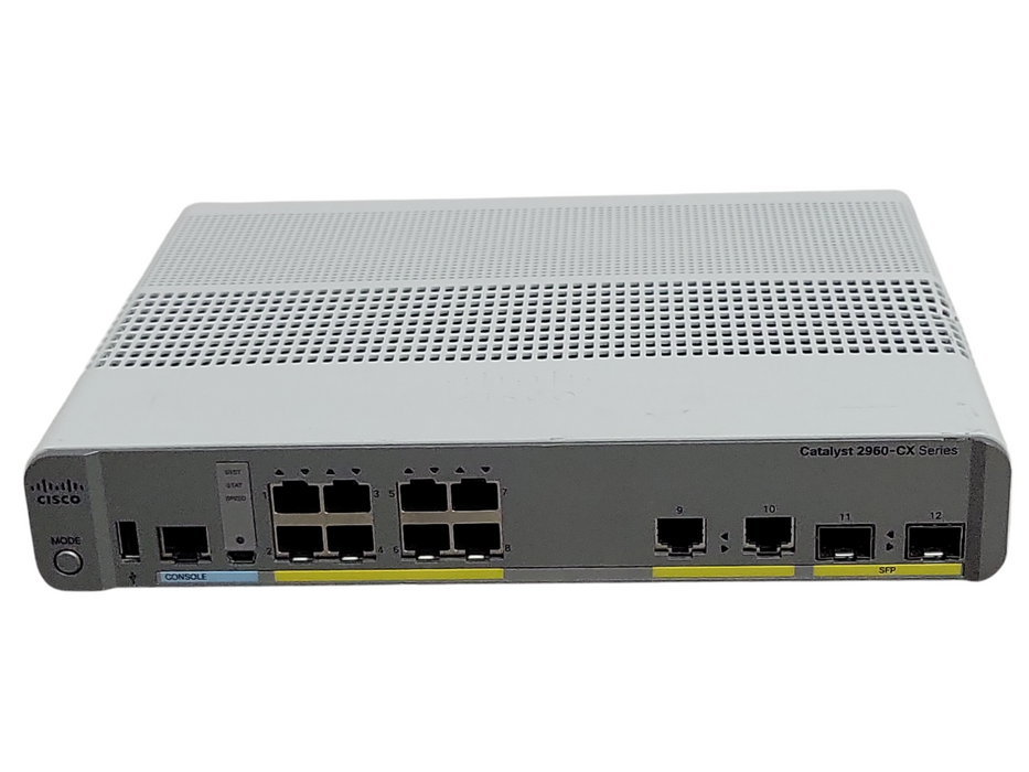 Cisco WS-C2960CX-8TC -L 12 Ports Fully Managed Ethernet Switch Q_