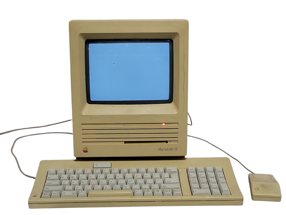 Vintage Apple Macintosh SE 1MB 800K 20SC Model M5011 Computer w/ keyboard/m _