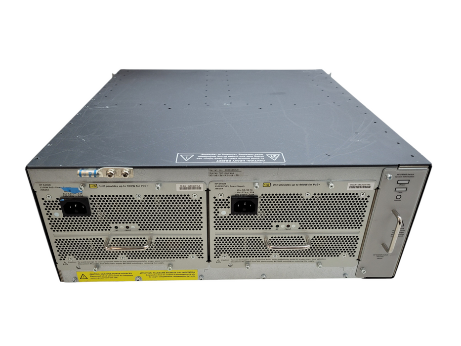 HP 5406R ZL2 - J9850A - 2xJ9547A 2x 1100WPSU %