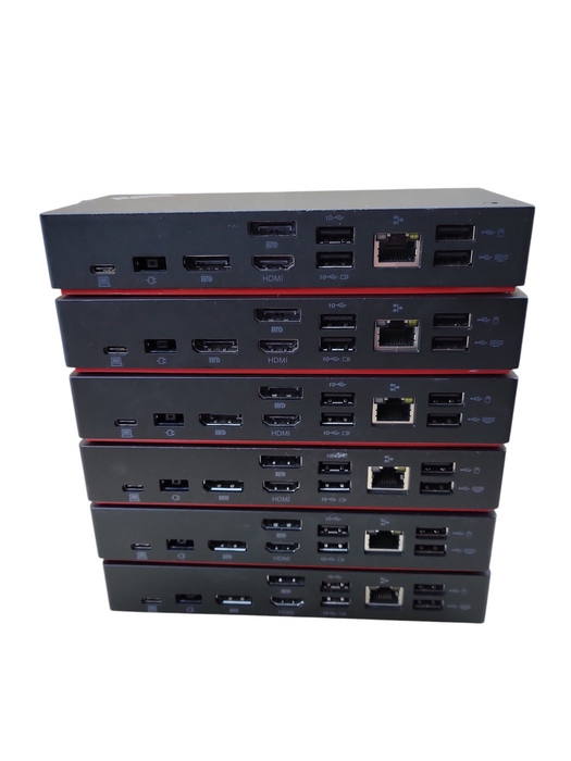 LOT 6x Lenovo ThinkPad USB-C Dock Gen2 LDC-G2 40AS !