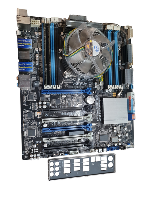 ASUS P9X79 WS LGA2011 | i7-3820 @ 3.6GHz | 16GB DDR3 | w/ I/O Shield