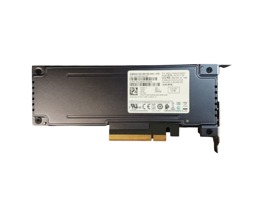 SAMSUNG 1.6TB SSD PCIE PM1725b MZ-PLL1T6C MZPL1T6HAJQ-00AD3