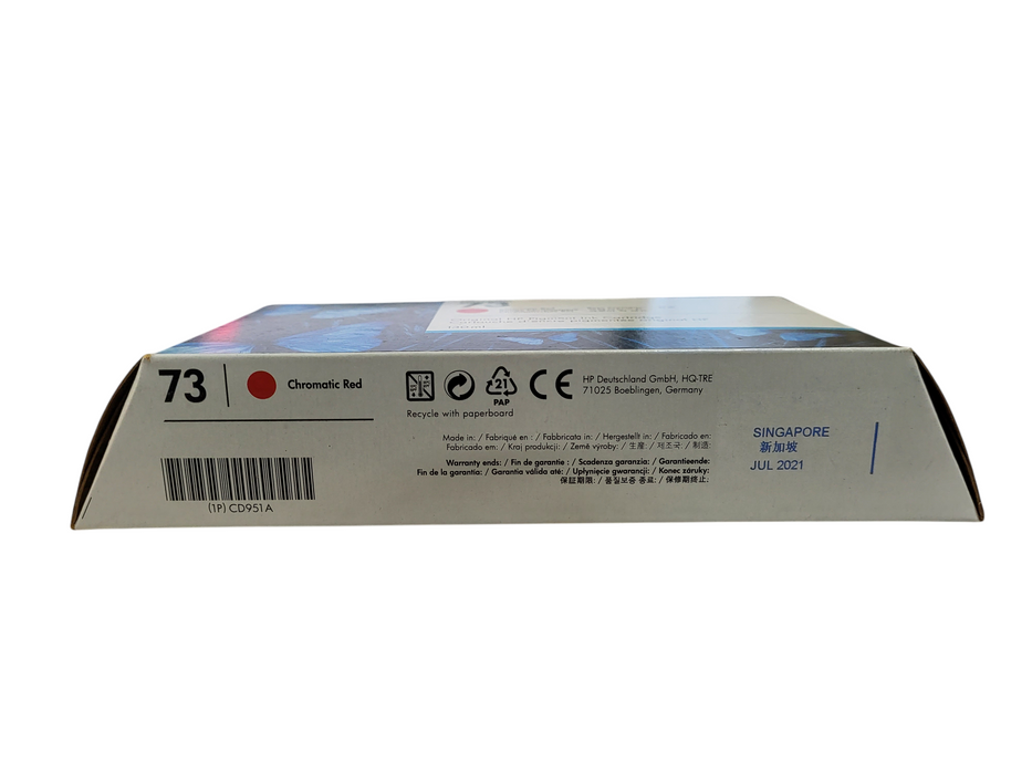 HP 73 130-ml Chromatic Red DesignJet Ink Cartridge, CD951A Q$