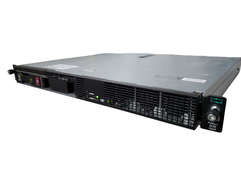HP ProLiant DL20 Gen9 Server Intel E3-1240v5 8GB RAM NO HDD