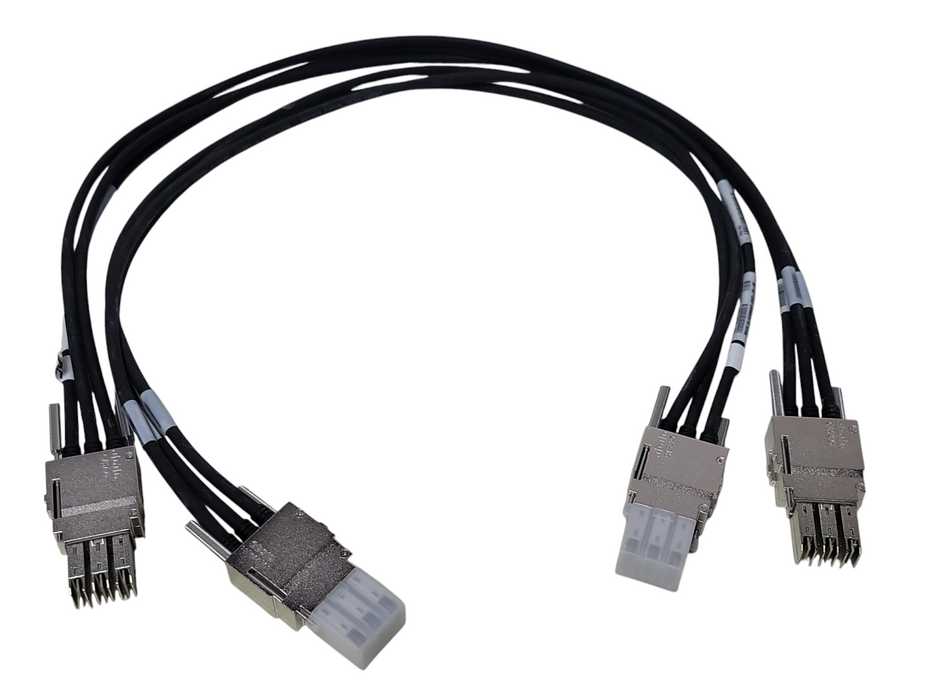 Lot of 2x Cisco STACK-T1-1M StackWise 1M Stacking Cables _