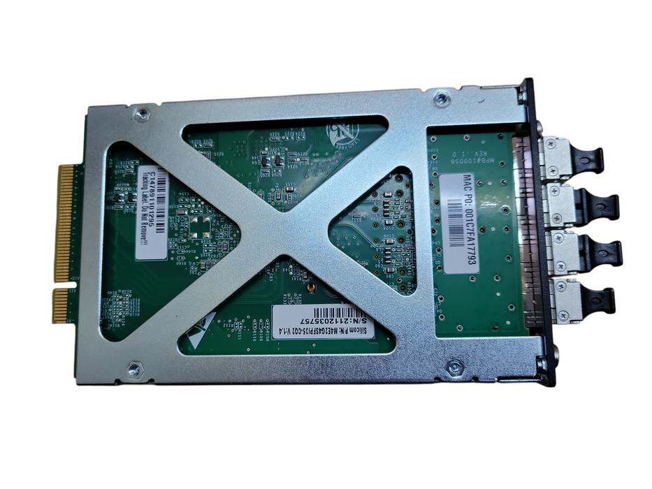 SILICOM M4E2G4SFPI35-CQ2 Quad Port SFP Gigabit Ethernet Server Adapter  !
