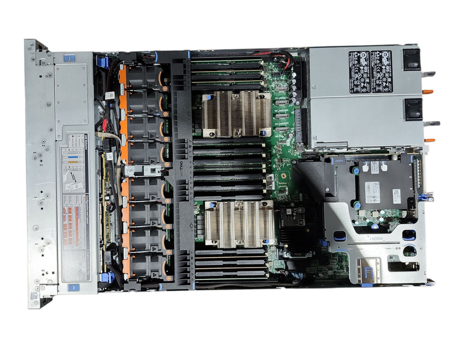 Dell PE R640 1U 8x2.5", 2x Xeon GOLD 5120, 96GB DDR4, 8x1.2TB SAS, H730P