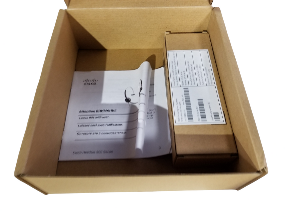 Cisco Headset 531 Wired Single + QD RJ Cable Model 531/532 - NEW Open Box