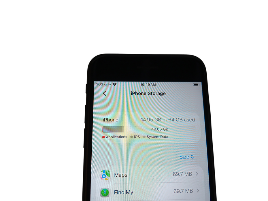 Apple iPhone SE 3 - 64GB - Midnight [A2595] Read