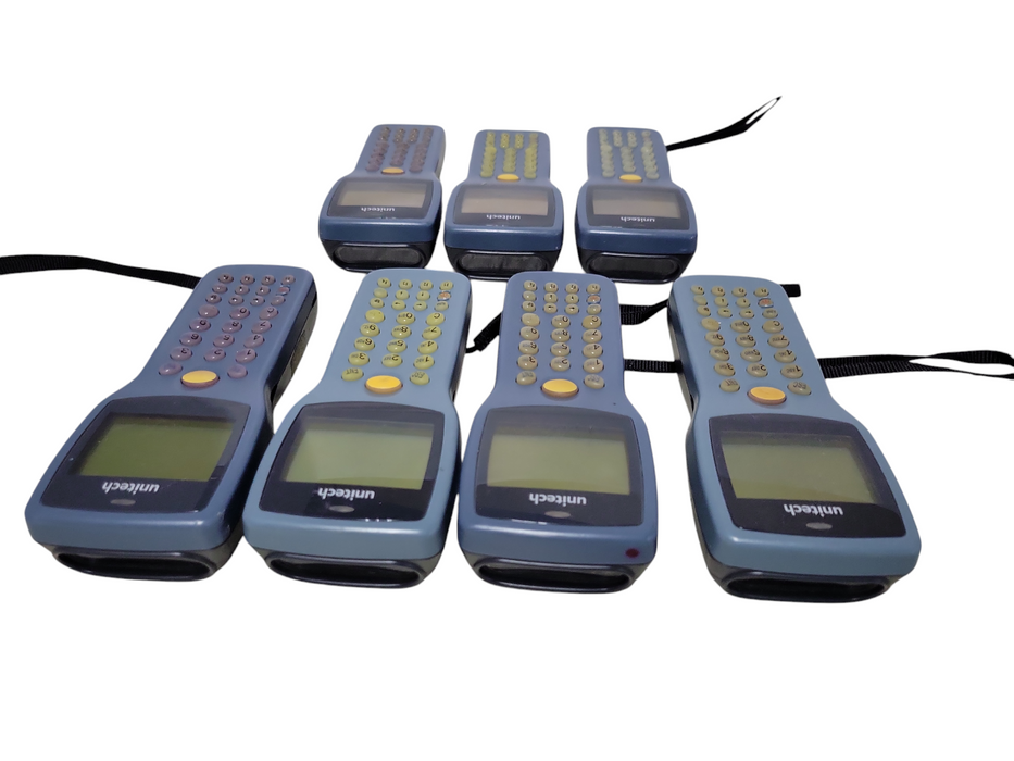 Lot of 7x Unitech PT630D Data Collection Terminals, READ _