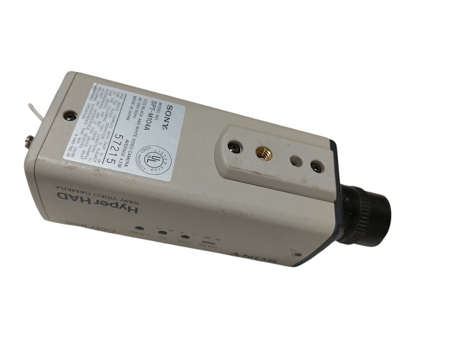 Sony CCD-IRIS Hyper HAD B&W Video Camera Model: SPT-M104A =