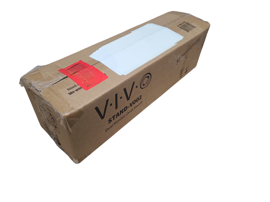 Vivo Stand-V002 Dual Monitor Desk Mount SEALED Q