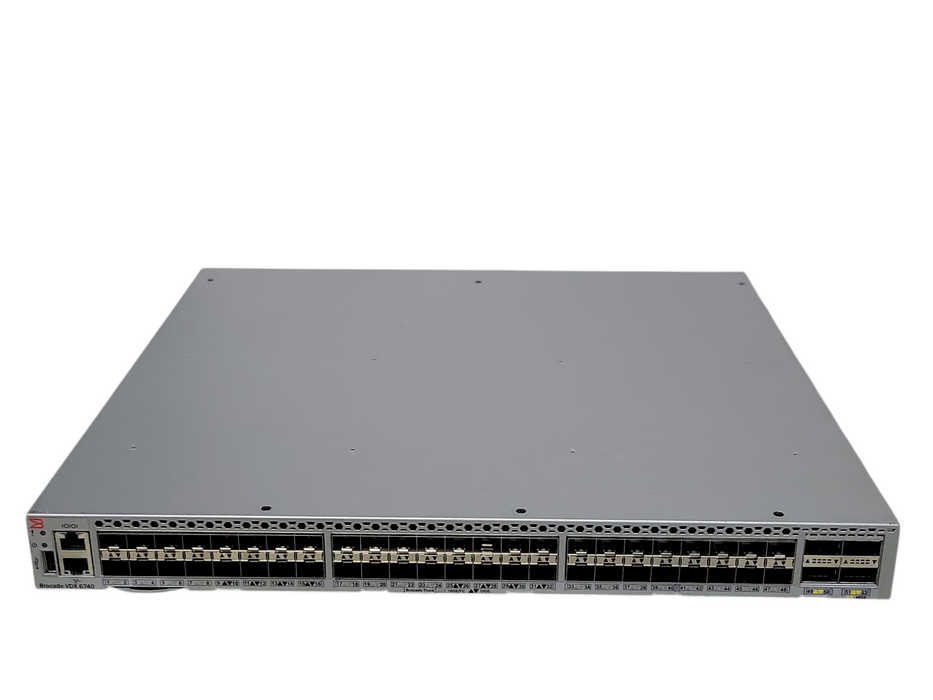 Brocade VDX 6740 BR-VDX6740-48-F 48x 10GbE SFP+ + 4x 40Gb QSFP+ Switch _