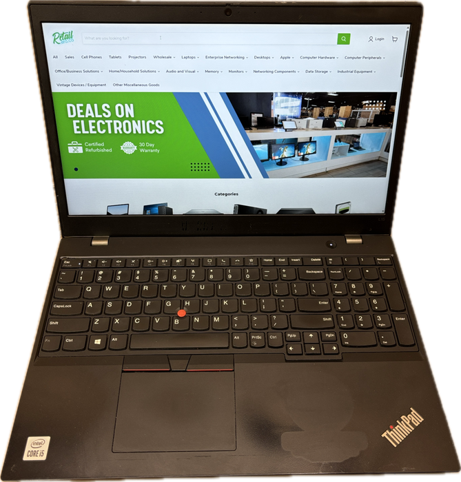 Lenovo ThinkPad L15 Intel Core i5-10210U@1.60GHz 16GB DDR4 RAM 256GB SSD READ  Lap200