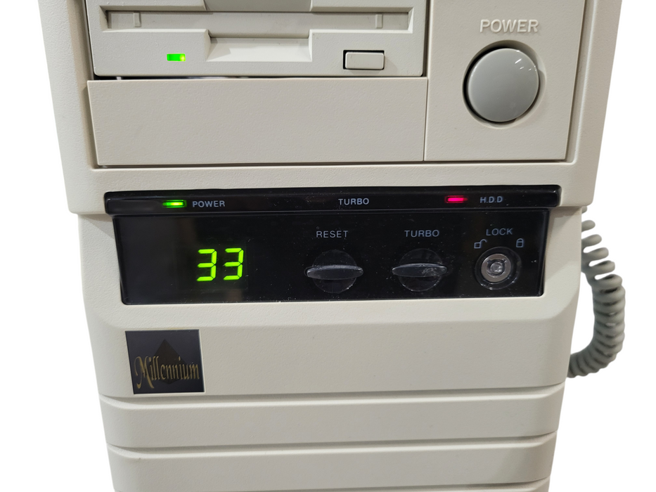 Vintage 486DX4-100Mhz 16MB NO HDD TRIDENT DISPLAY ADAPTER %