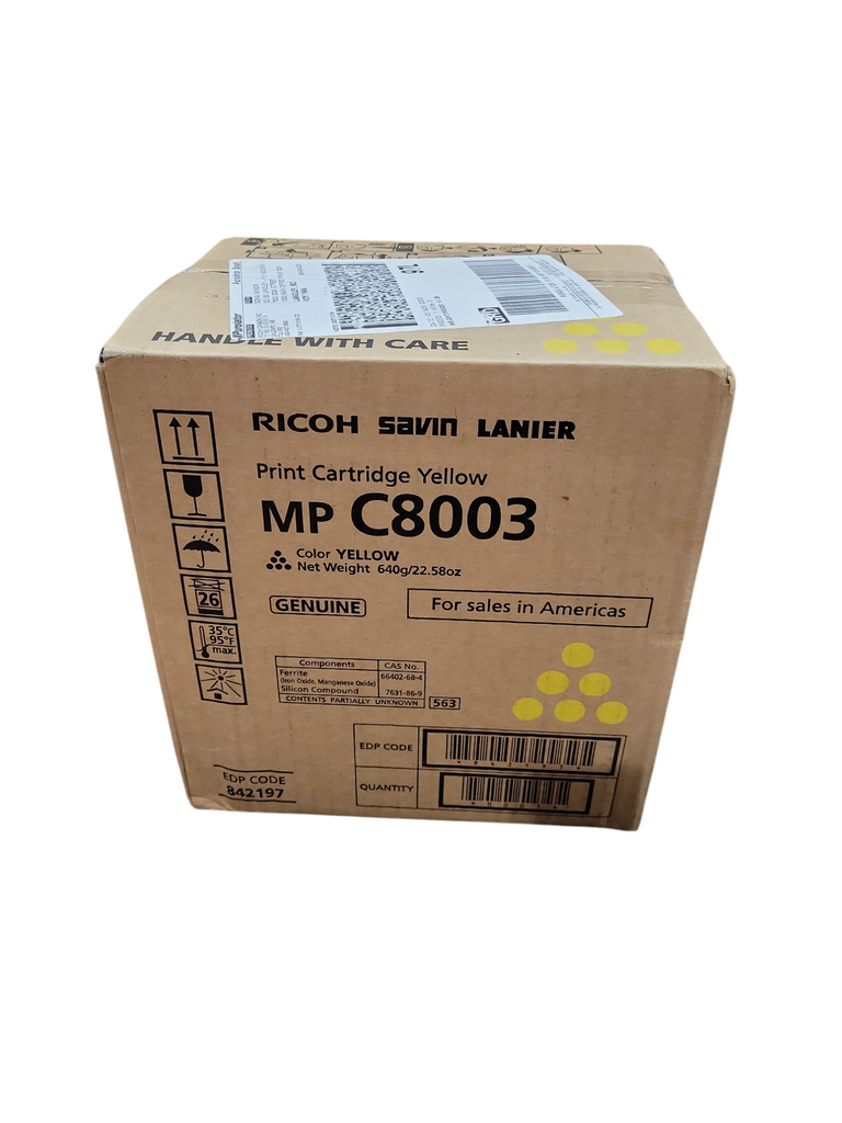 Genuine RICOH MP C8003 Yellow ! — retail.era