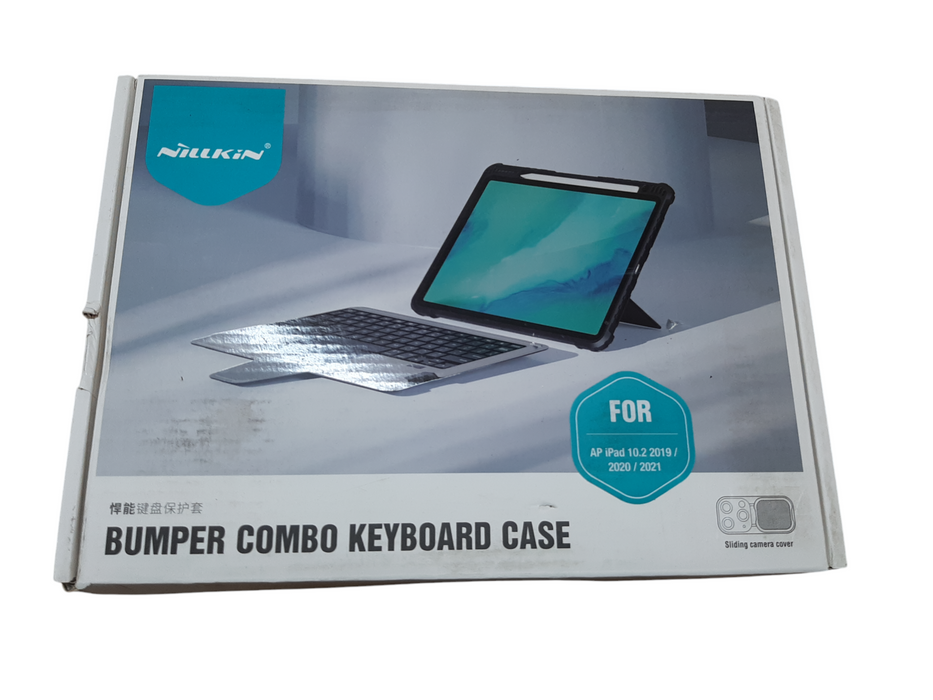 Nillkin Bumper Combo Keyboard iPad Case 10.2, Sliding camera cover