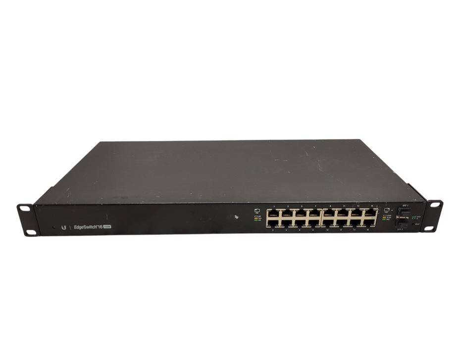 Ubiquiti Networks EdgeSwitch ES-16-150W Managed PoE+ Gigabit Switch READ $