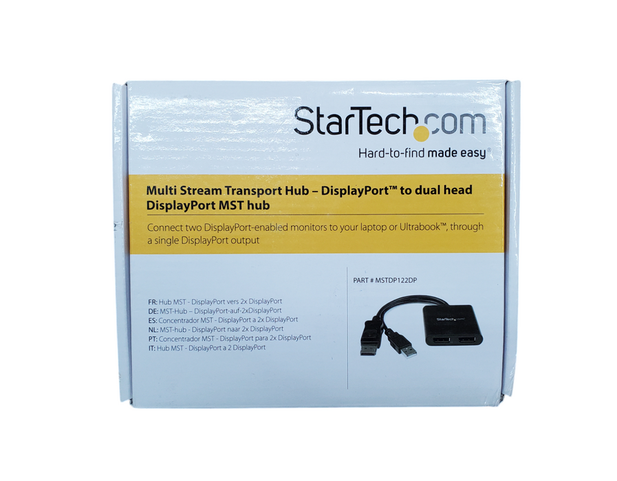 Startech MST Hub - Displayport To 2x Displayport MSTDP122DP Q