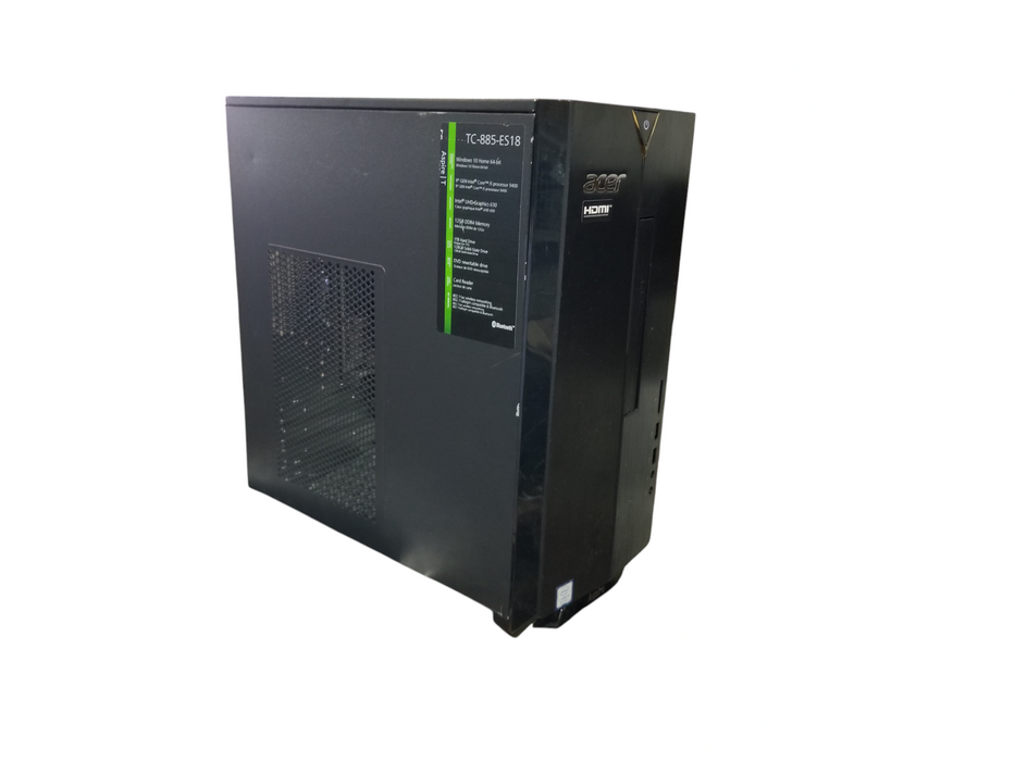 Acer Aspire TC-885-D17E5 Intel i5-9400 @2.90Ghz 16GB DDR4 256GB NVMe