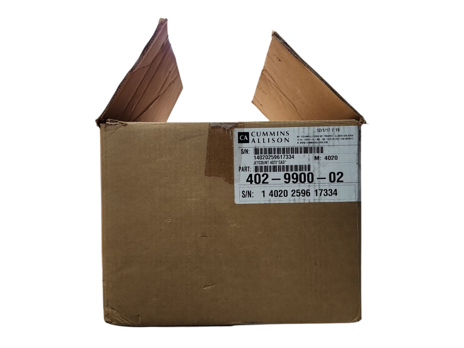 *OPEN BOX* Cummins Allison Jet Count 4020 Currency Counter 402-9900-02 $