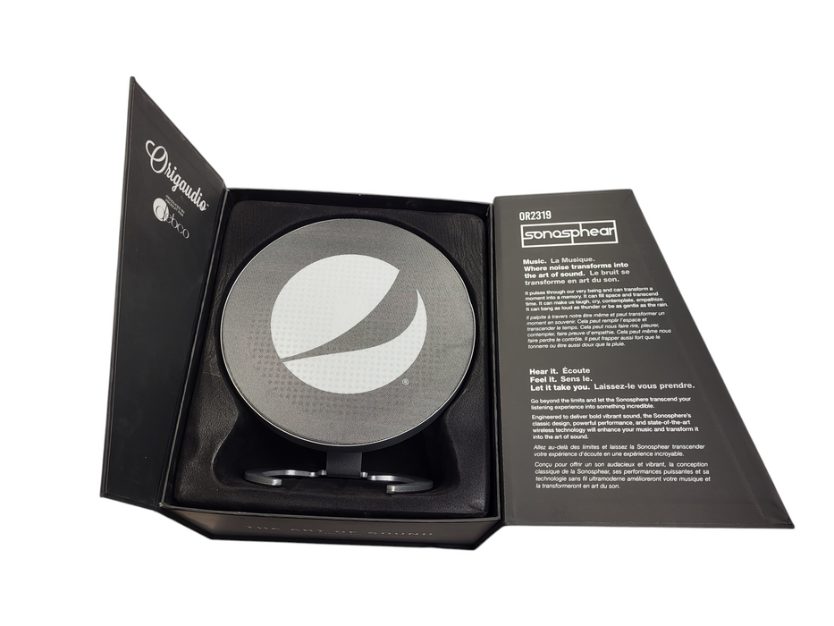 Bluetooth Speaker Origaudio Sonosphear 8 Hours Play Time Silver Q$