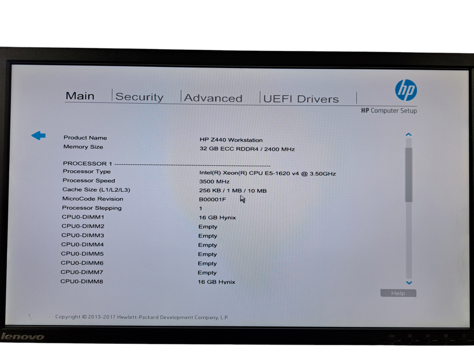 HP Z440 Workstation | Xeon E5-1620 v4 @3.50GHz, 32GB DDR4, No HDD/GPU *READ